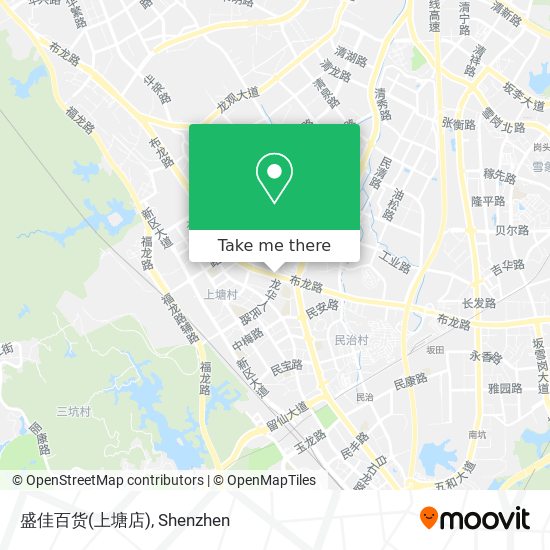 盛佳百货(上塘店) map
