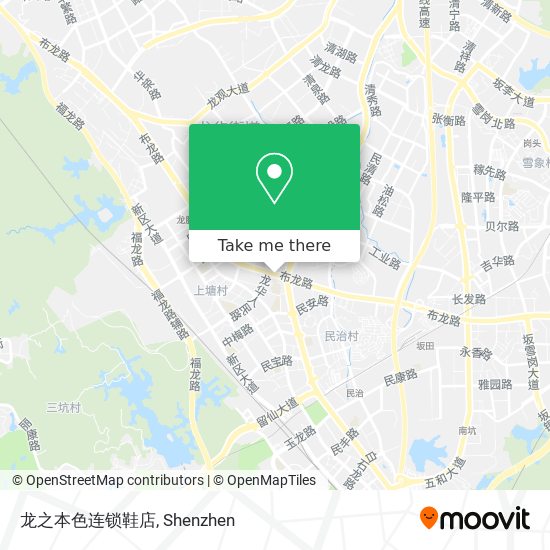 龙之本色连锁鞋店 map
