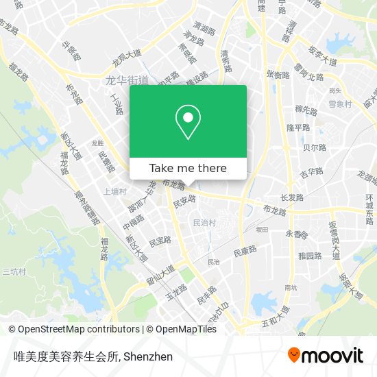 唯美度美容养生会所 map
