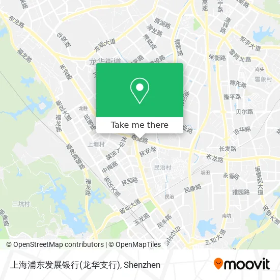 上海浦东发展银行(龙华支行) map