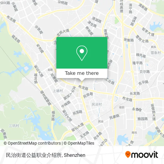 民治街道公益职业介绍所 map