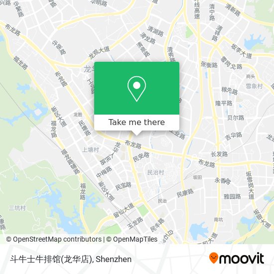 斗牛士牛排馆(龙华店) map