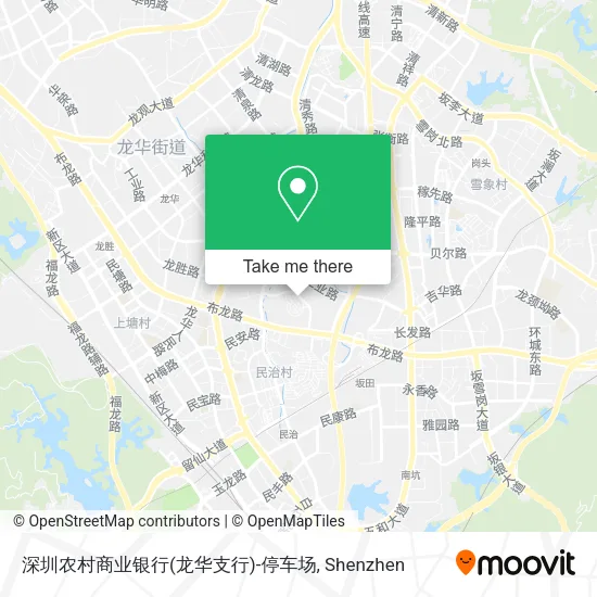 深圳农村商业银行(龙华支行)-停车场 map