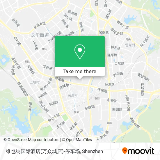 维也纳国际酒店(万众城店)-停车场 map