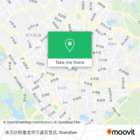 依贝尔秋蕙龙华万盛百货店 map