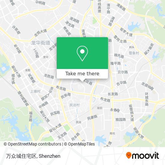 万众城住宅区 map