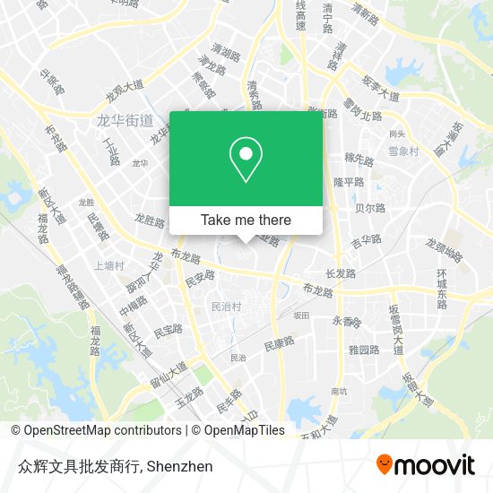 众辉文具批发商行 map