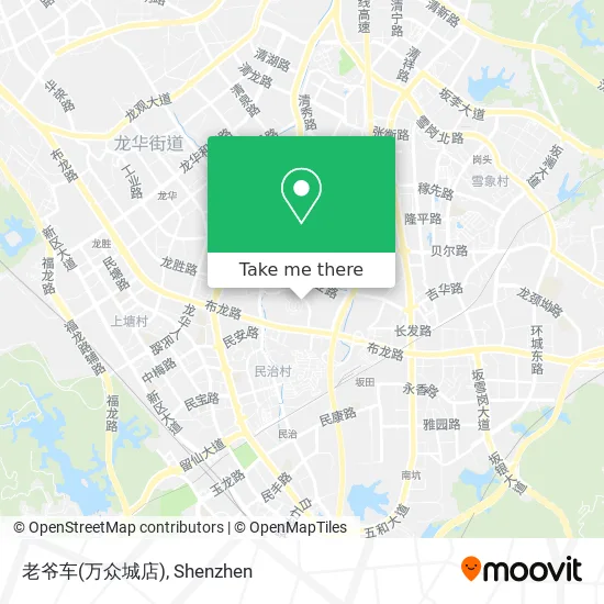 老爷车(万众城店) map
