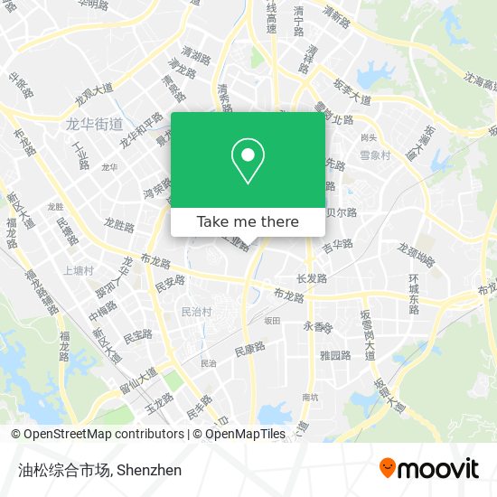 油松综合市场 map