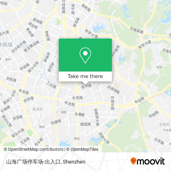 山海广场停车场-出入口 map