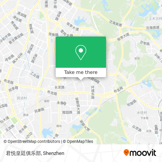 君悦皇廷俱乐部 map