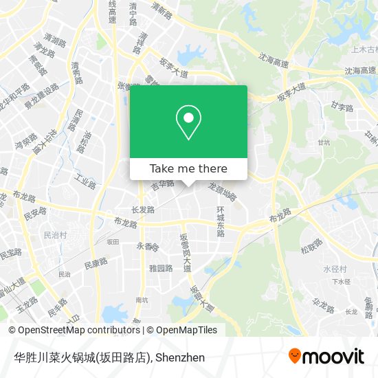 华胜川菜火锅城(坂田路店) map