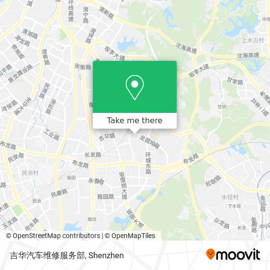 吉华汽车维修服务部 map
