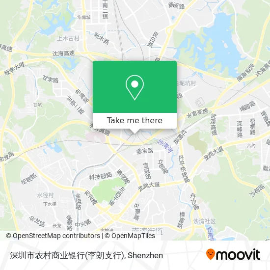 深圳市农村商业银行(李朗支行) map
