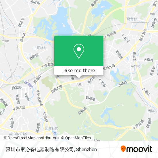 深圳市家必备电器制造有限公司 map