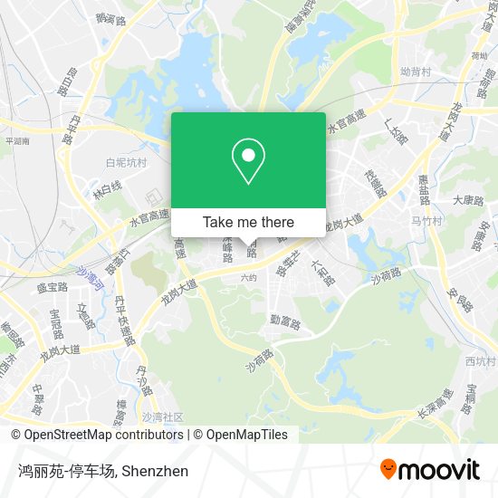 鸿丽苑-停车场 map