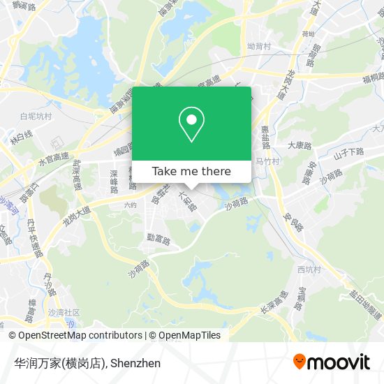 华润万家(横岗店) map