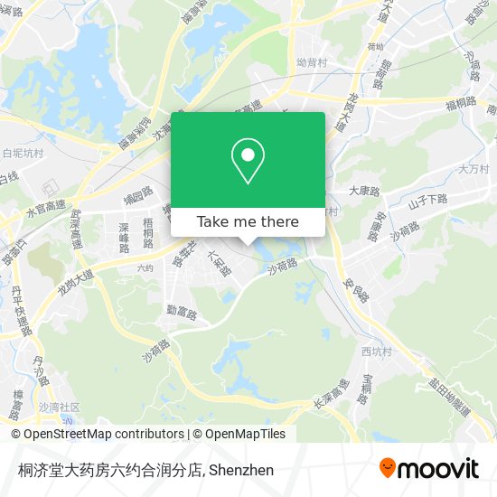 桐济堂大药房六约合润分店 map