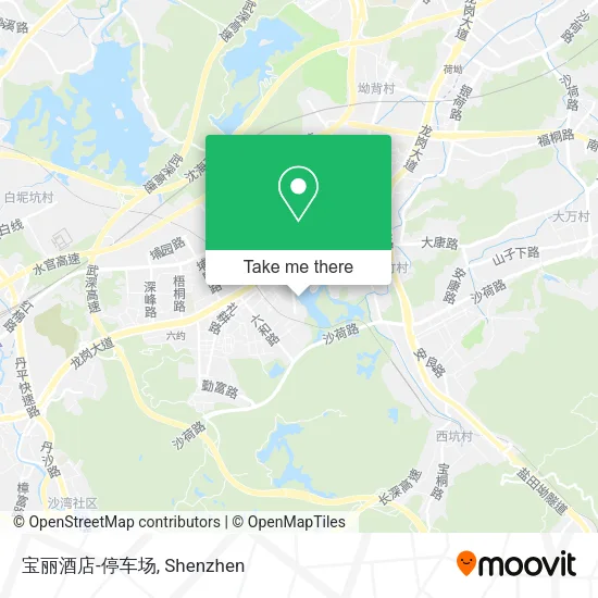 宝丽酒店-停车场 map