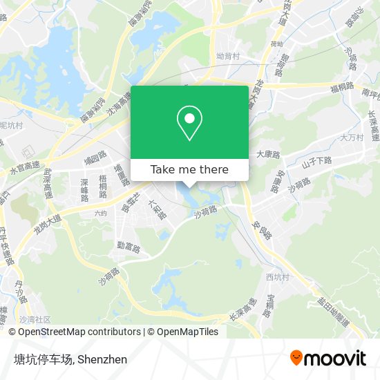塘坑停车场 map