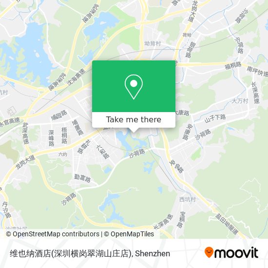 维也纳酒店(深圳横岗翠湖山庄店) map