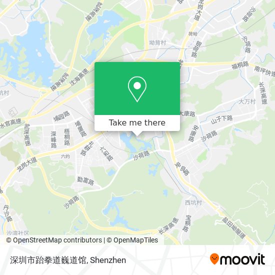 深圳市跆拳道巍道馆 map