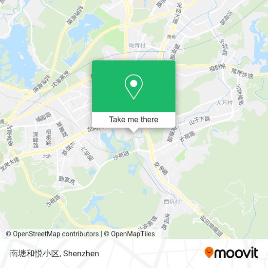 南塘和悦小区 map