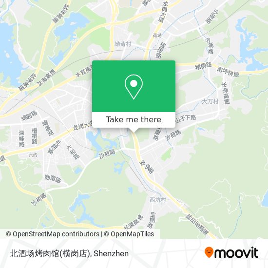 北酒场烤肉馆(横岗店) map