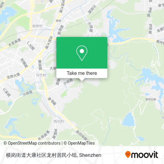 横岗街道大康社区龙村居民小组 map