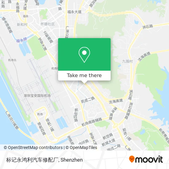 标记永鸿利汽车修配厂 map