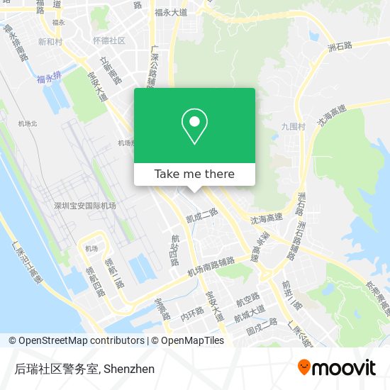 后瑞社区警务室 map