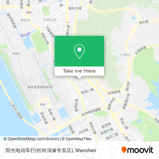 阳光电动车行(松铃深缘专卖店) map