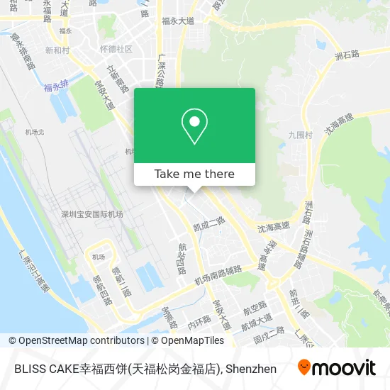 BLISS CAKE幸福西饼(天福松岗金福店) map