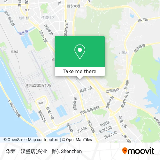 华莱士汉堡店(兴业一路) map