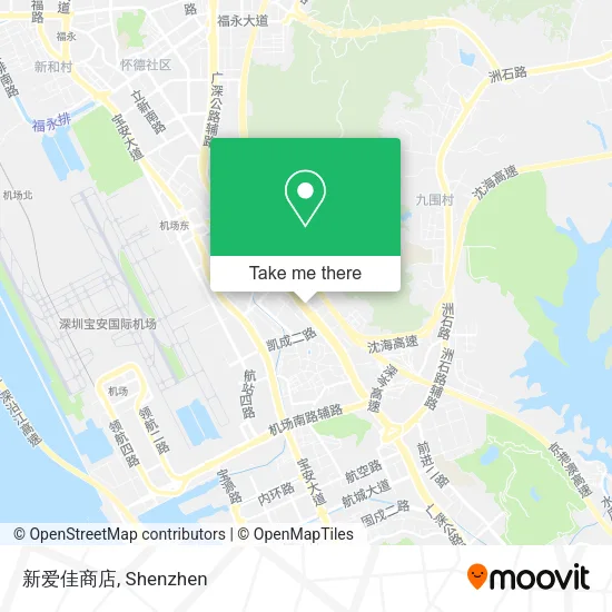 新爱佳商店 map