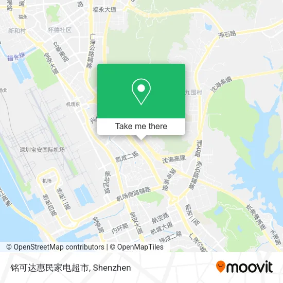 铭可达惠民家电超市 map