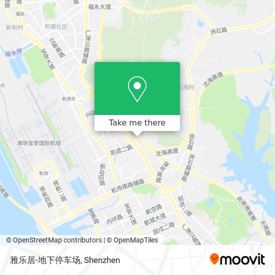 雅乐居-地下停车场 map