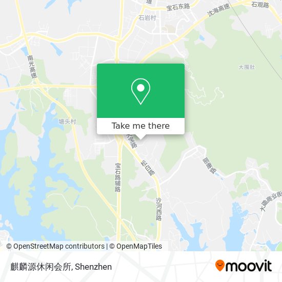 麒麟源休闲会所 map