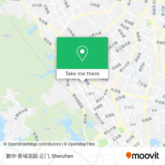 鹏华·香域花园-正门 map