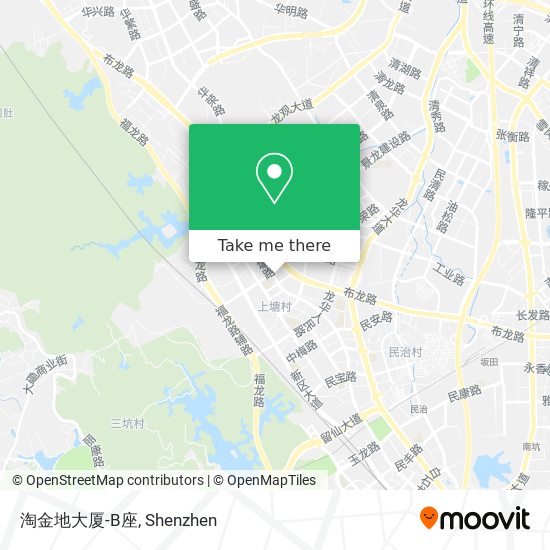 淘金地大厦-B座 map
