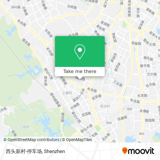 西头新村-停车场 map