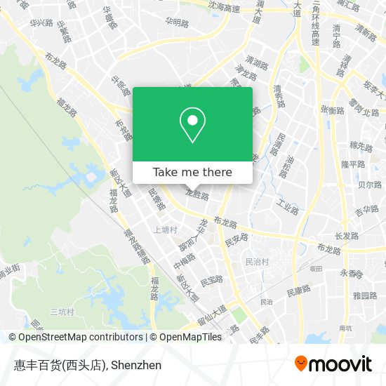 惠丰百货(西头店) map