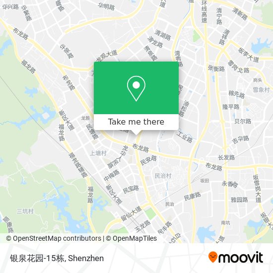 银泉花园-15栋 map