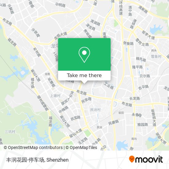 丰润花园-停车场 map