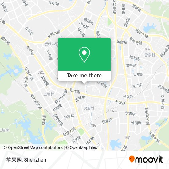 苹果园 map