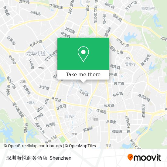 深圳海悦商务酒店 map