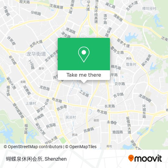 蝴蝶泉休闲会所 map