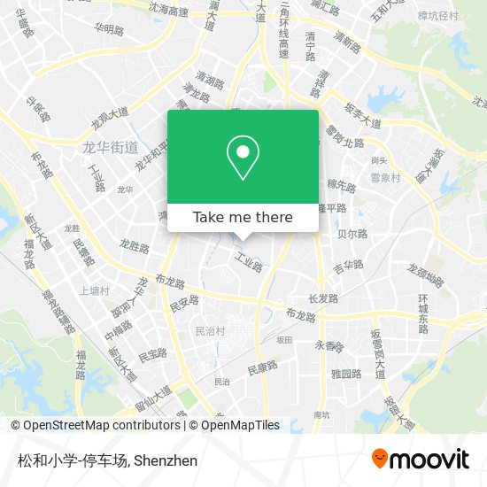 松和小学-停车场 map