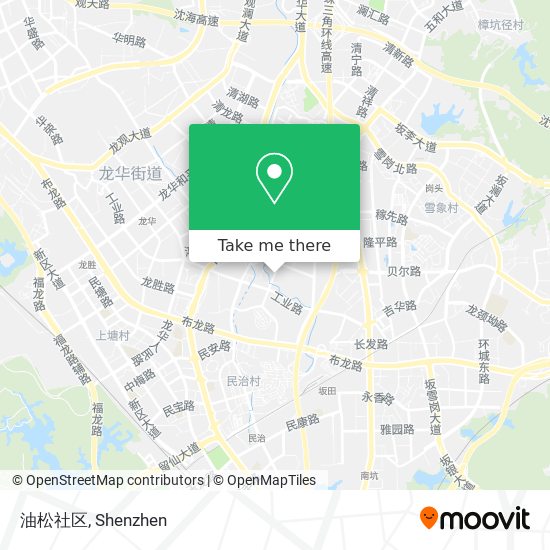 油松社区 map