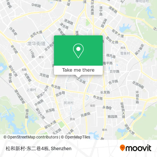 松和新村-东二巷4栋 map
